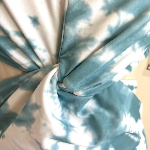 Bar III Aqua Twist-Front Monokini One-Piece Swimsuit XS - Picture 5 of 10